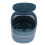 Mini Desktop Trash Can 14x13cm Blue | ABS & PP Debris Bin 7