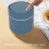 Mini Desktop Trash Can 14x13cm Blue | ABS & PP Debris Bin 10