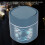 Mini Desktop Trash Can 14x13cm Blue | ABS & PP Debris Bin 11