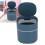 Mini Desktop Trash Can 14x13cm Blue | ABS & PP Debris Bin 1