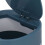 Mini Desktop Trash Can 14x13cm Blue | ABS & PP Debris Bin 3