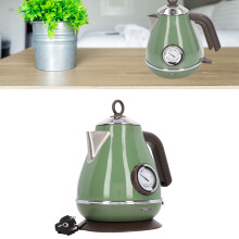 Elektrischer Wasserkocher 1,7L Retro-Design, 360 drehbare Basis, 1850W