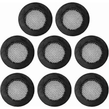 20Pcs Rubber Gasket with 304 Stainless Steel Net Shower Head Filter Plumbing Pipe Faucet Gasket Replacement Part Washer Sink Strainer Tool 4 Point (Bl