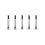 5PCS Universal Stylus Pen Transparent Disc Capacitive Screen Touch Pen Replacement Tip Drawing Writ 5