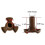 Microwave Turntable Coupler,Microwave Oven Roller Guide Support, Microwave Oven Rotary Core Couplin 5