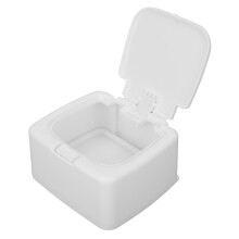 Rhombus ABS Baumwollpads-Dispenser, Staubdichte Druckaufbewahrungsbox