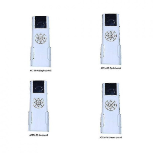 1/2/3/5 White Multi-Channel Remote Control Convenient And Compact 1