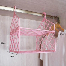 (pink A1) Storage Rack Multi-layer Storage Shelf Bedroom Wardrobe Dormitory Hanging Multi-layer-SYKJ