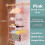 (pink A4) Storage Rack Multi-layer Storage Shelf Bedroom Wardrobe Dormitory Hanging Multi-layer-SYKJ 1