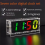Buntes Digitaluhr-Kit Bunter RGB-Digitalwecker 4