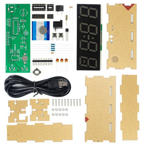 Buntes Digitaluhr-Kit Bunter RGB-Digitalwecker 1