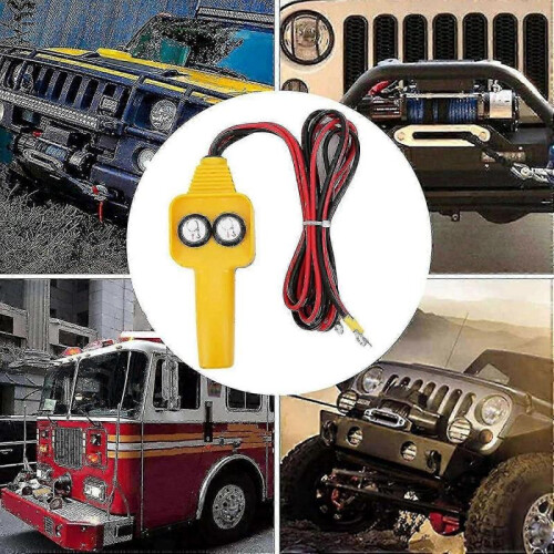 Car Winch Remote Control Switch Winch Remote Control Button Kit Switch Wired Winch Handle Switch 2
