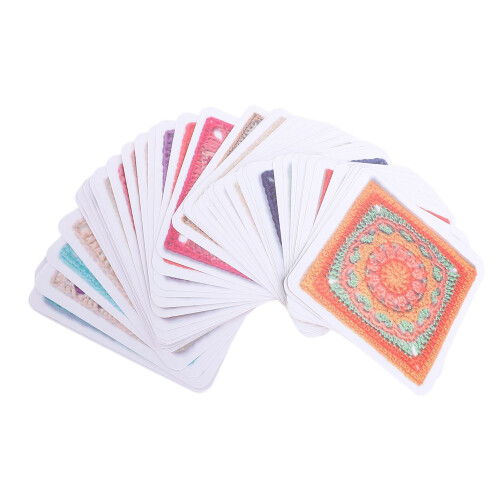 50pcs Crochet Card Deck Crochet Hook Book Crochet 2