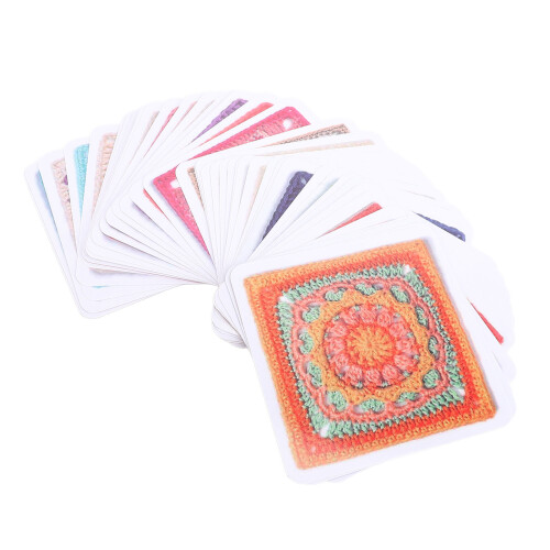 50pcs Crochet Card Deck Crochet Hook Book Crochet 1