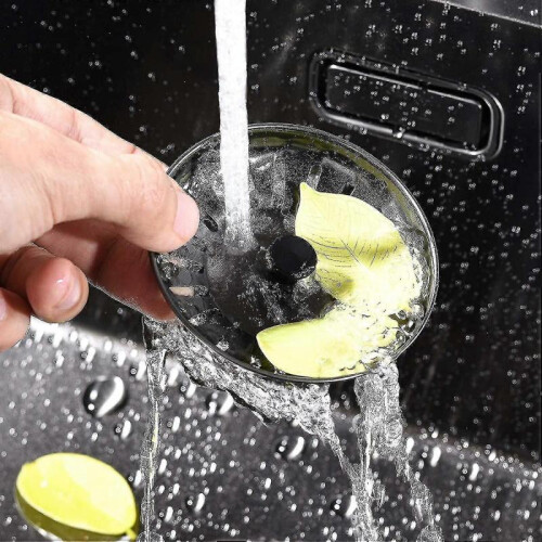 Stainless Steel Kitchen Sink Drain with Square Overflow 114 Mm 2