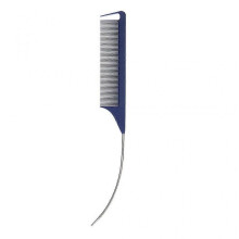 (Blue) Highlight Comb Steel Needle Tip-tail Comb Salon Perm Hair Dye Brush Anti-static