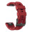 (Red) 22mm Silicone Strap For Garmin Forerunner 945 2