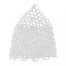(47, White) Fishing Landing Net Universal Wear-resistant Rubber Snag Free Fishing Landing Net Replacement for Outdoor