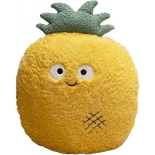 Mango Plush Toy Pillow Adorable Soft Fruit Stuffed Animal with Smile Face and Cute Expression Pretty Sweet Gifts for Kids Boys  17.7 Inches