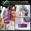(Purple) For iPhone 16 Plus Case Compatible with MagSafe Rotatable Ring Kickstand TPU+PC Phone Cover 4