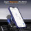 (Blue) For iPhone 16 Plus Case Compatible with MagSafe Rotatable Ring Kickstand TPU+PC Phone Cover 5