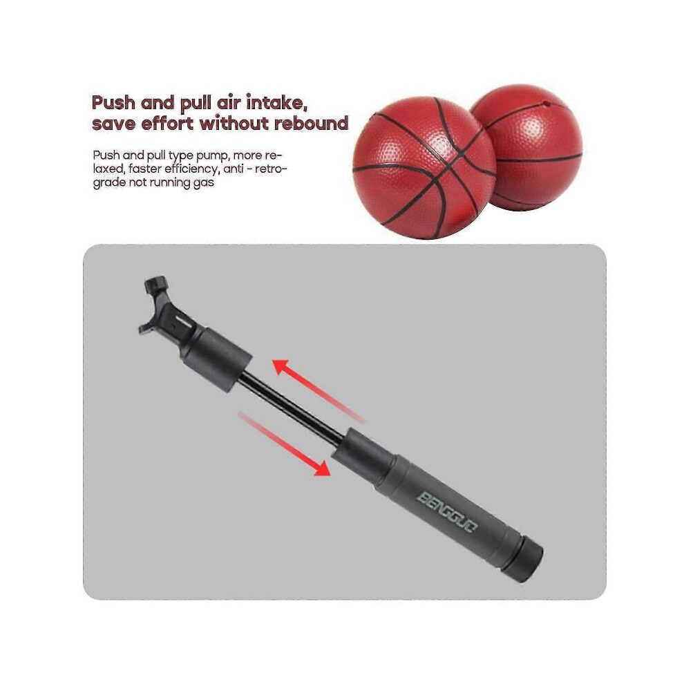 Ball Pump with Needle Inflators Pump, High Speed Dual-Action Air Pump ...