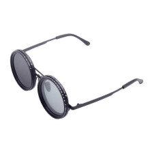 (A) Adjustable Tint Polarized Round Sunglasses with ND9 Stepless Adjustable Sunglasses for Men,1-9 Gears