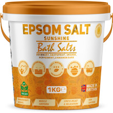 (1kg Bucket) Scented Epsom Salt Sunshine Magnesium Sulfate