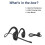 Bluetooth Headset with Microphone,Open Ear Headphones Wireless Noise Cancelling Headset for Office 2