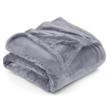 (King, Silver) ThicK Warm Super Soft Large Blanket Faux Fur Fleece Bed ALL Size UK