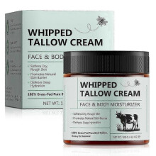 Tallow Skin Care Cream Tallow Lipstick 120g Sebum Facial Moisturizing Cream Grass Feed Tallow Skin Anti-Aging Skin Care Kits PUW1580