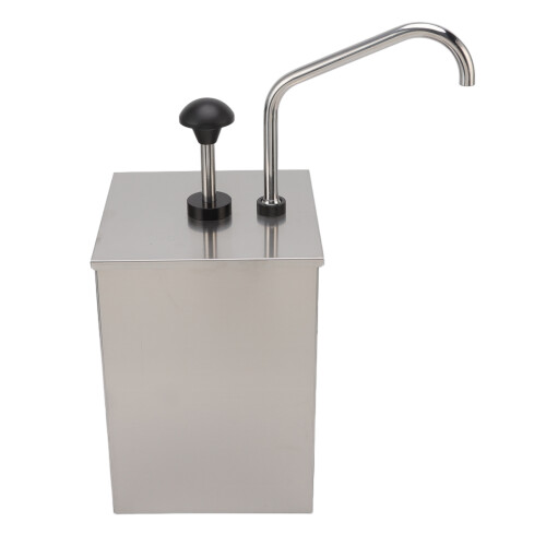 4L Soy Sauce Pump Dispenser Station Stainless 1