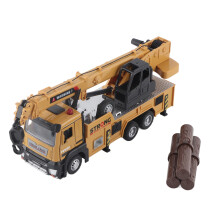 Kids Crane Truck Alloy Friction Dynamic Design