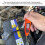 (Orange) 5-32V Voltage Tester LCD Digital Display Electrical Circuit Tester Voltage Power Test Pen Probe Dete 5