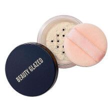 (B02)Professional 3 Colors Face Powder Loose Mineral Waterproof Matte Setting Finish Concealer