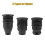 (Type 2) Aluminum Alloy Single Dose Hopper with Silicone Bellow Coffee Grinder Accessories Replacement for MA 4