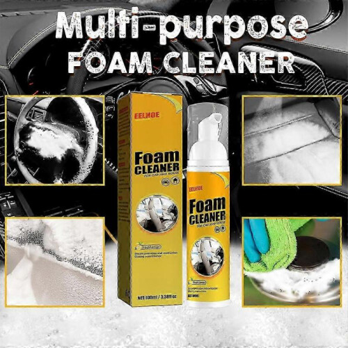 Multi Purpose Foam Cleaner for Car Interior Home Kitchen Cleaning Spray 2