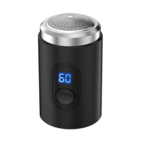 (Metal version) Mini Electric Travel Shaver for Men Pocket Size Rechargeable Portable Painless Cordless Trimmer Knive Face Beard Razor
