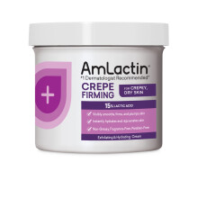 Amlactin Crepe Festungscreme - 12 Unzen Krpercreme mit 15% Milchsure - Exfoliator und Feuchtigkeitscreme fr crepey trockene Haut