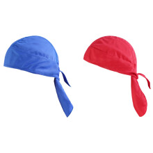 Quick Dry Head Scarf Pure Cycling Cap Summer Men Hood Headband Red