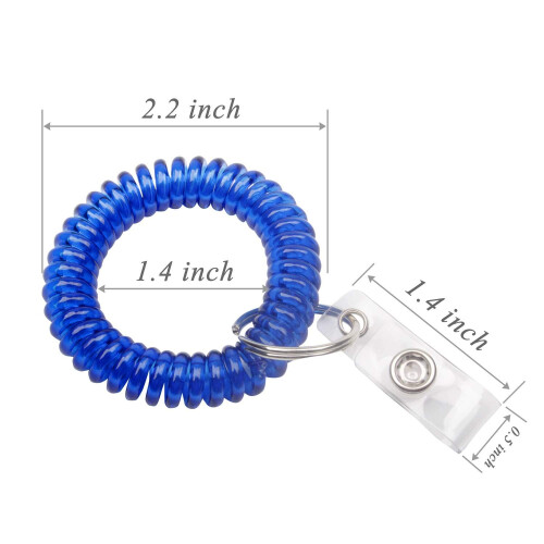 BIHRTC Pacote de 6 Pulseiras Espirais Coloridas para Trabalho e Lazer 1