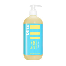 Bliss Gel de Banho - Limão e Sálvia - 500 ml - Suave e Hidratante para Pele Macia - Sem Parabenos - Vegano e Sem Crueldade