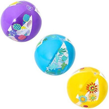 Aufblasbarer Strandball - BESTWAY - Designer-Modell - 51 cm - strapazierfähiges PVC - assortiert