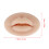 3D Silikon Lippen für Microblading-Training bei dunkler Haut mit realer Textur 3
