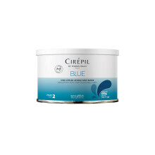 Cirepil - Blauw - 400 g / 14,11 oz waxblik - Universeel en ongeparfumeerd - Perfect voor de gevoelige huid - Wegwerpbare blauwe wax navulzak - Vloeiba