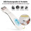 Electric Led Light Therapy Microneedle Derma Roller Skin Care Device-white 2