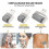 Electric Led Light Therapy Microneedle Derma Roller Skin Care Device-white 12