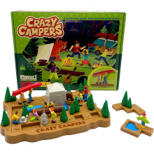 Crazy Campers Logisch puzzelspel - 36 uitdagingen voor ?n speler Kinderen en volwassenen Moeilijkheidsgraad Gemakkelijk tot expert Reisvriendelijk He