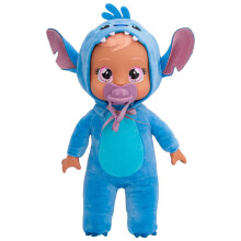 Cry Babies Disney 9"""" Plush Baby Doll Tiny Cuddles Inspired by Disney Stitch That Cry Real Tears for Kids Age 18 Months and Up