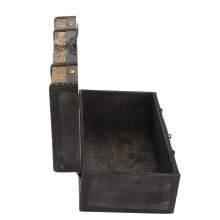 Große Vintage-Schmuckkiste, langlebiges Sperrholz, 26x15x12cm